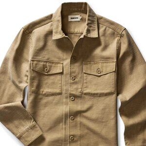 The Surplus Shirt in Khaki Reverse Sateen